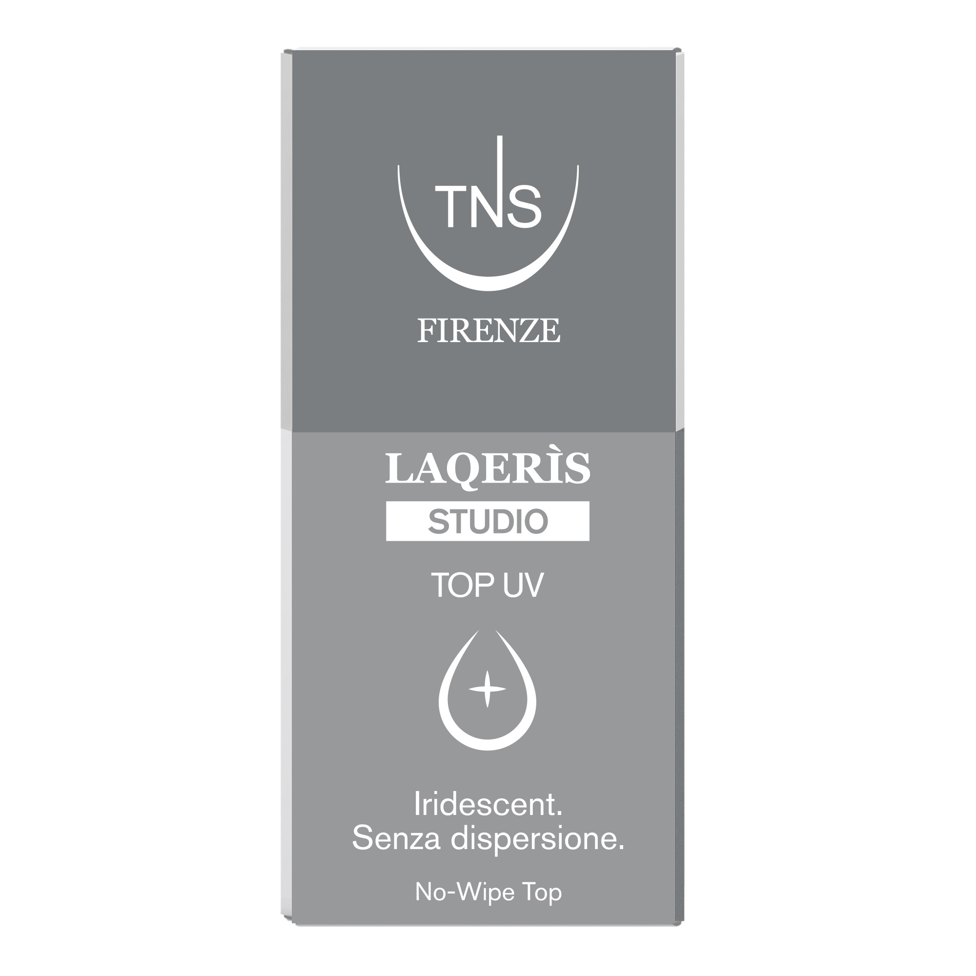 UV-Topcoat „Iridescent Shimmer“ für semipermanenten Nagellack von Laqerìs Studio TNS, 10 ml