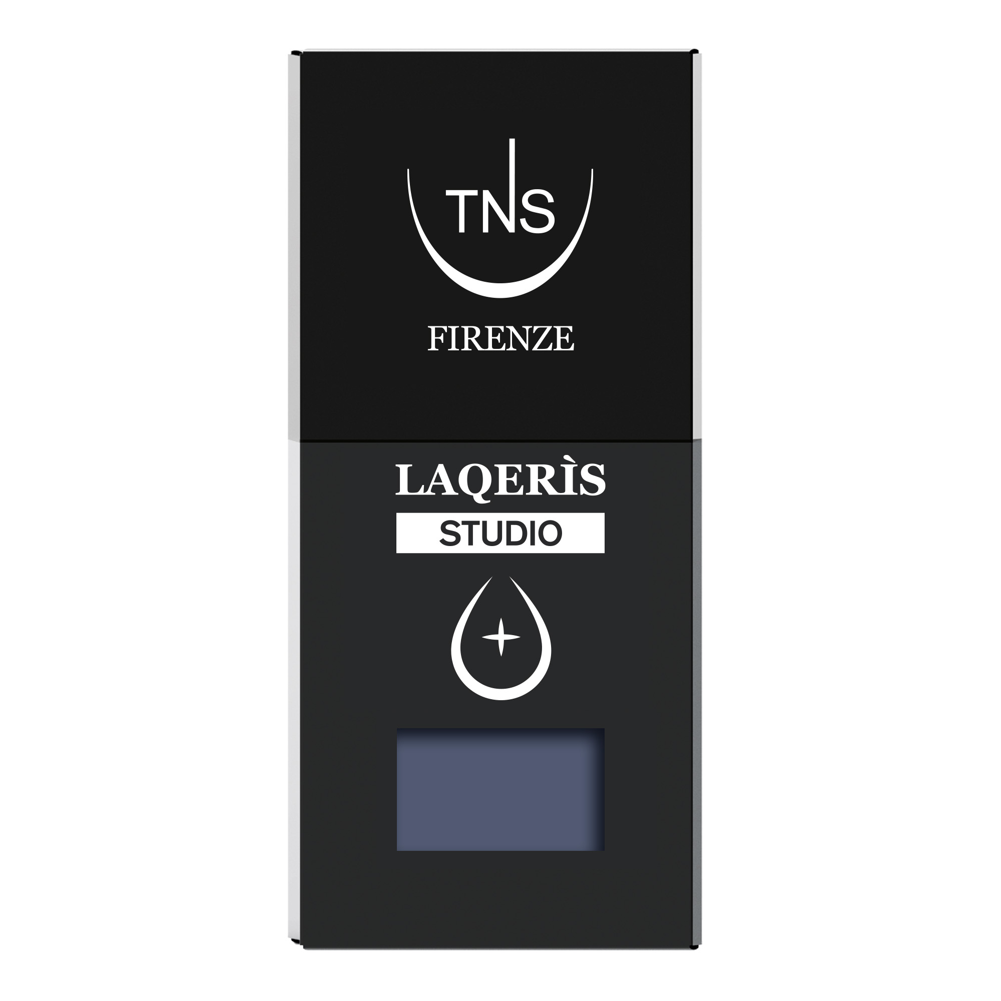 Semipermanenter Nagellack „Smokey Nails“ in Schiefergrau von Laqerìs Studio TNS, 10 ml