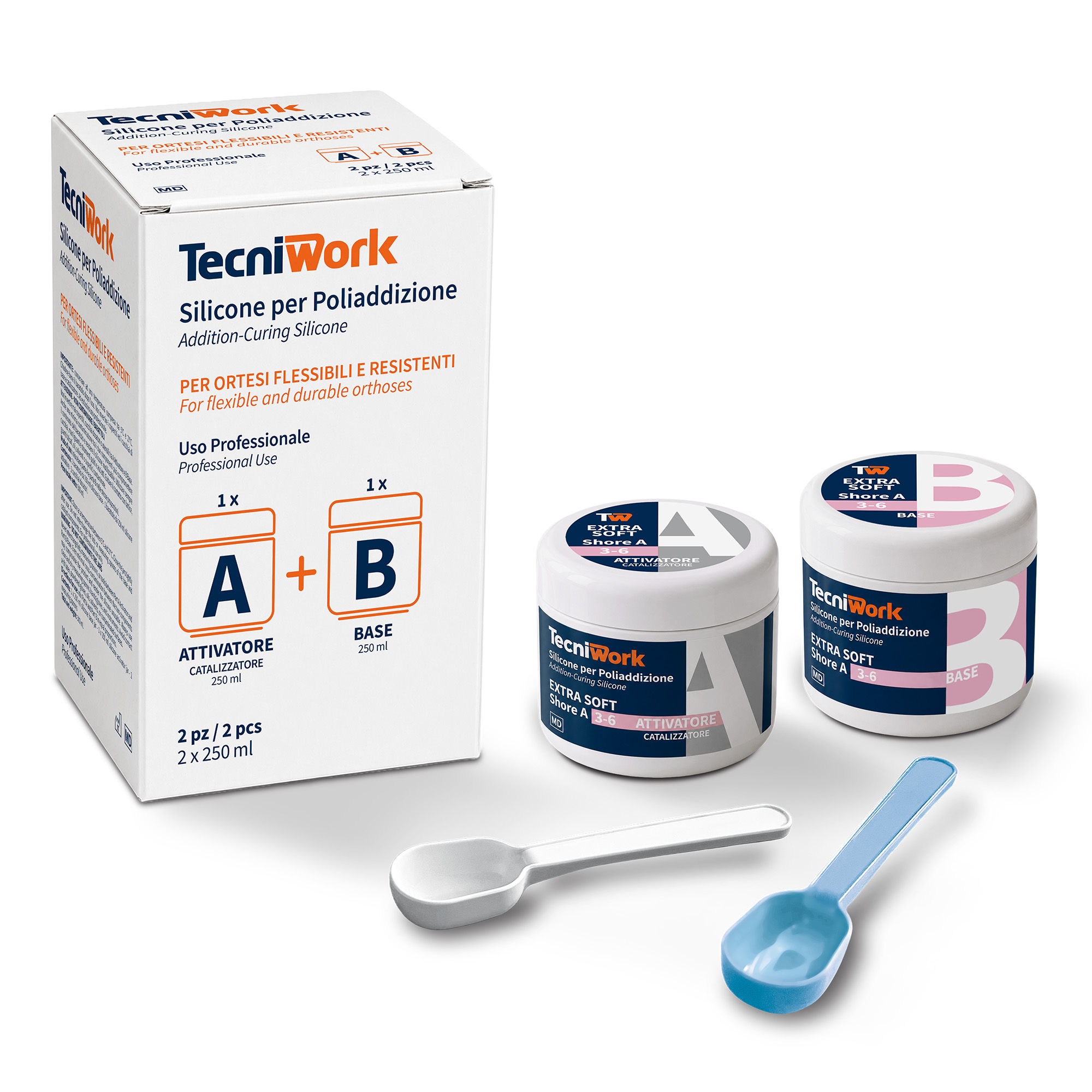Silicone per Poliaddizione Extra Soft Shore A 3-6 500 g