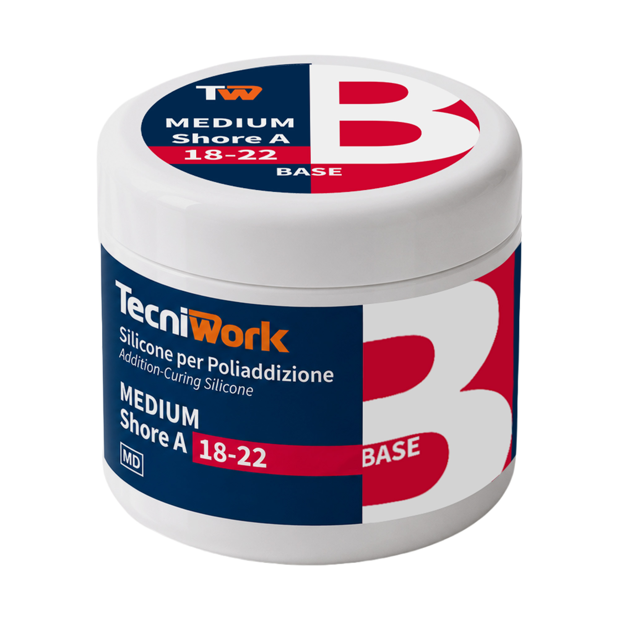 Silicone per Poliaddizione Medium Shore A 18-22 500 g