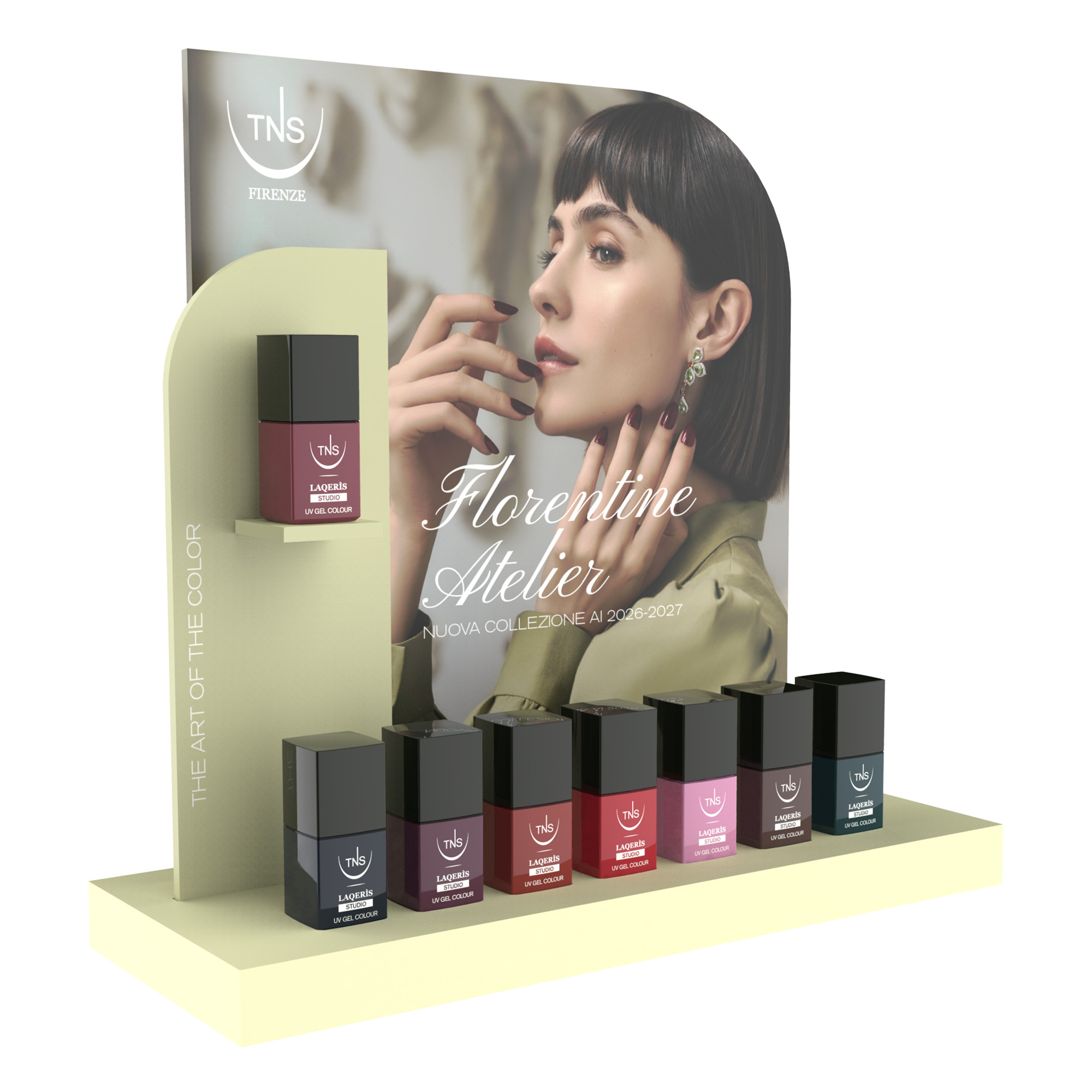 Florentine Atelier Automne/Hiver 2026-2027 Laqerìs Studio semi-permanent et vernis TNS, 26 pièces