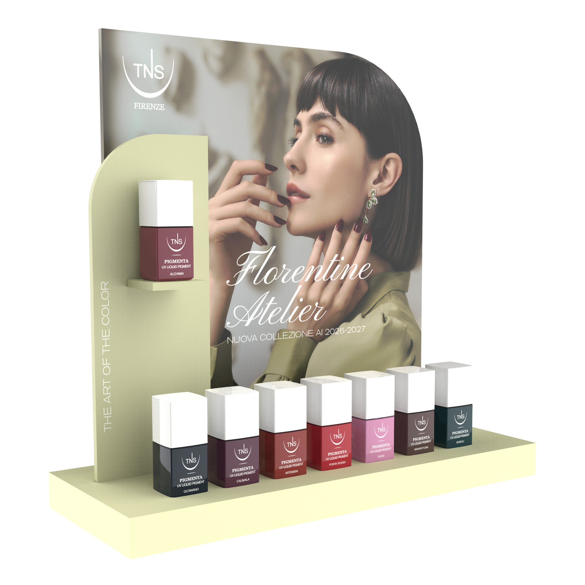 Collection Florentine Atelier Automne/Hiver 2026-2027 Pigmenta et vernis ongles  TNS, 26 pièces