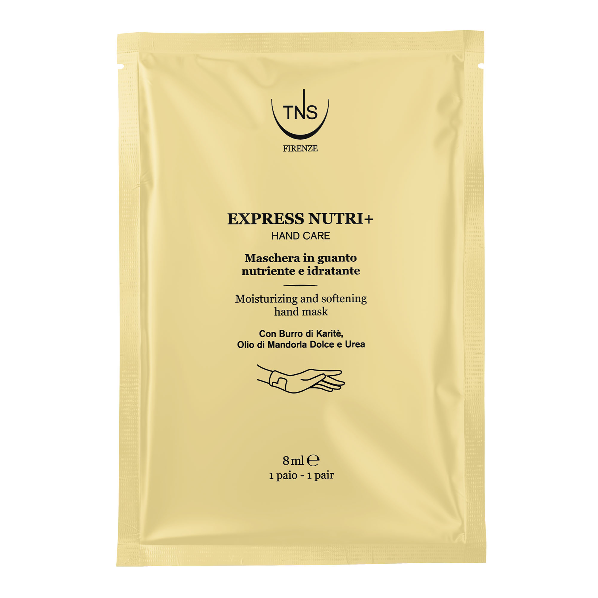 Beauty-Geschenkset „Velvet Hand Ritual“: Nutri+ Handcreme, Nagelöl und TNS-Handschuhmaske