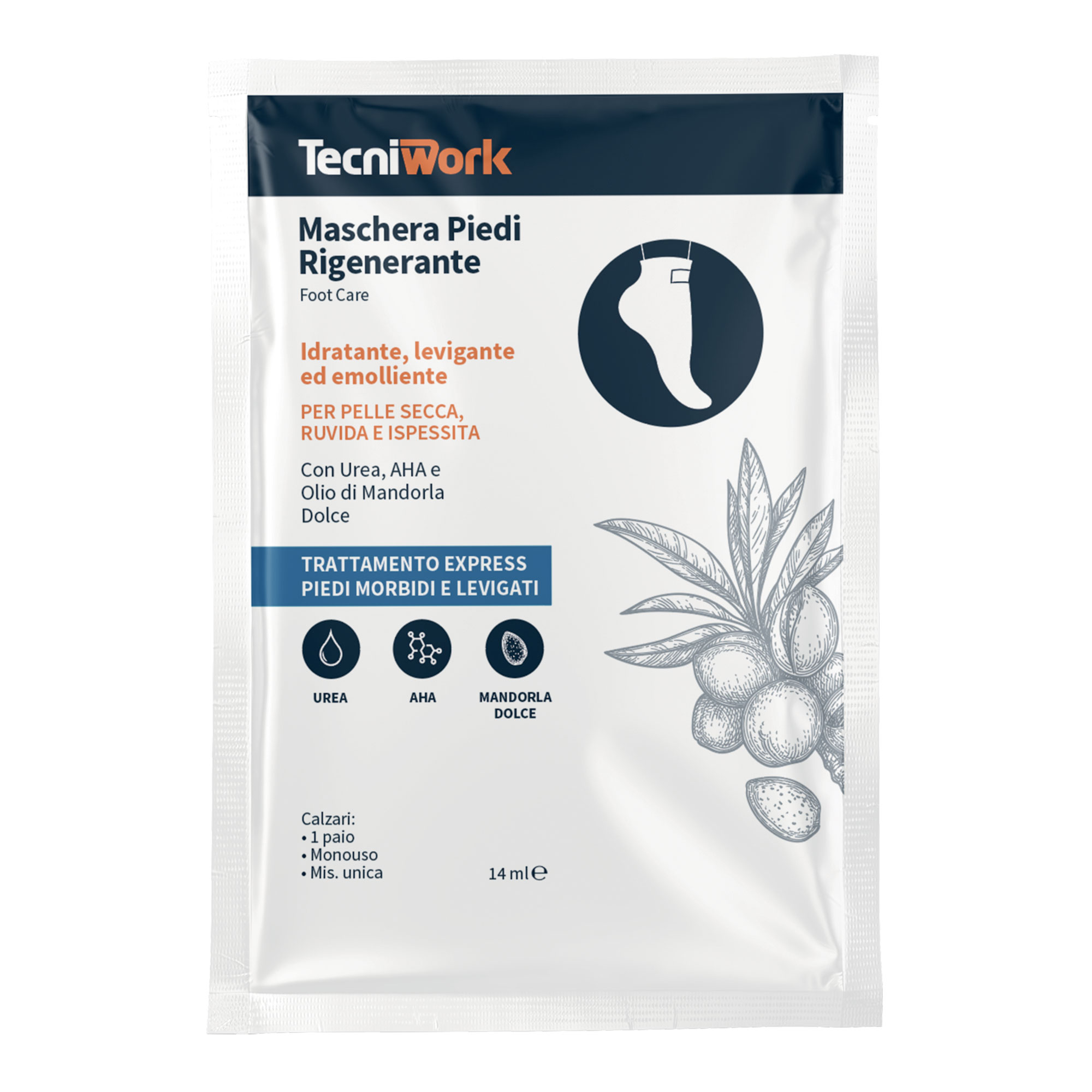 Beauty Gift Pedicure Expert con Raspa, Maschera e Crema piedi Tecniwork