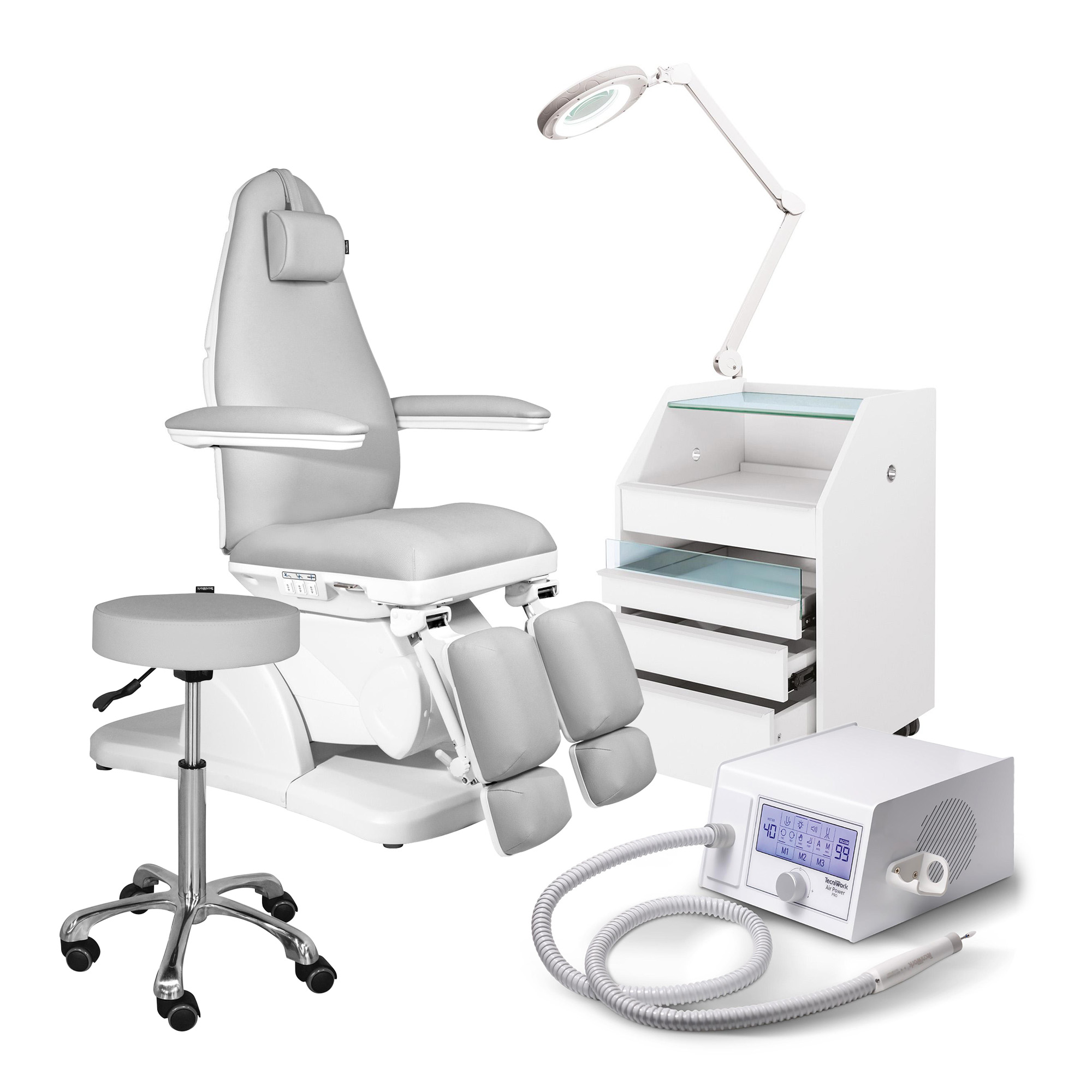 Promozione Cabina Pedicure Professionale Completa  Grigia