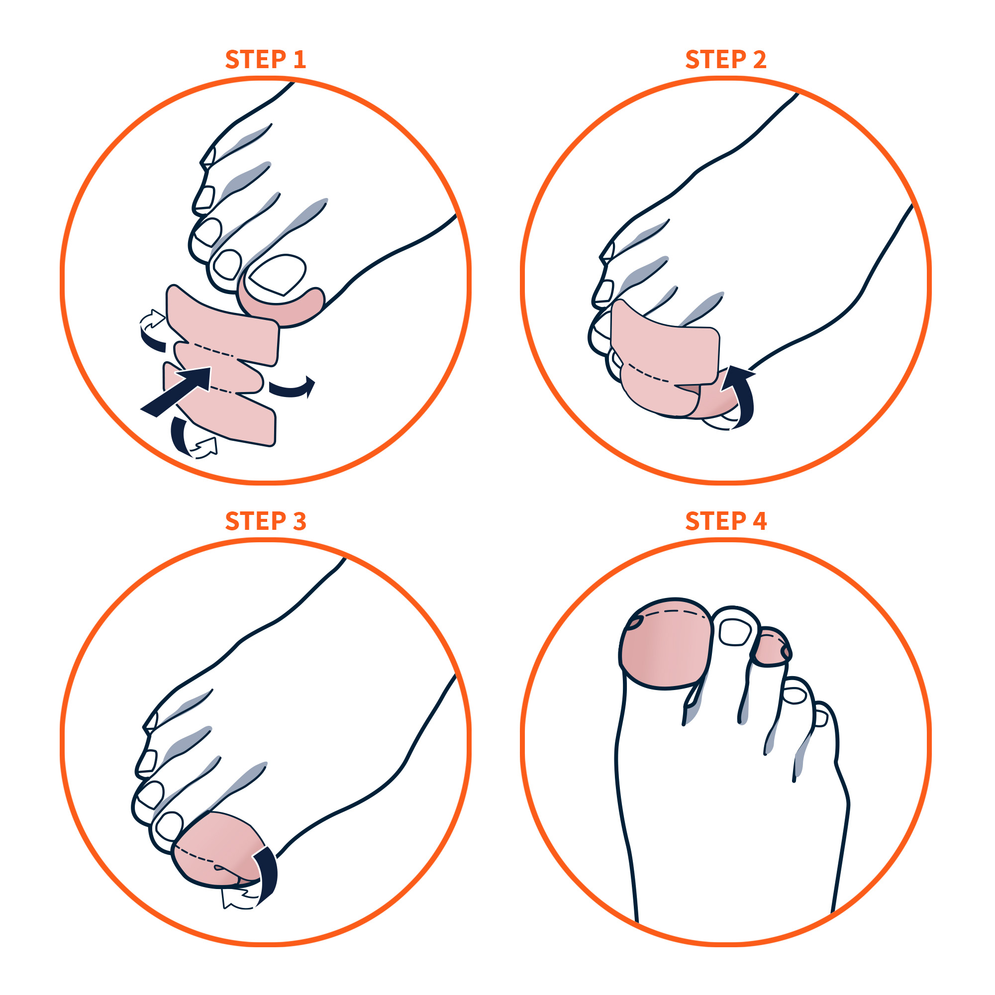 Capuchas protectoras para los dedos, para prevenir lesiones y ampollas, 4 unidades
